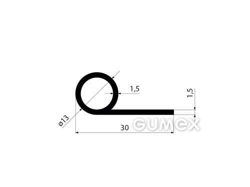 GUMMIPROFILE P-FORM - NBR